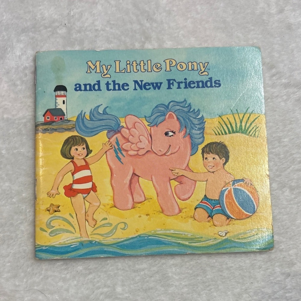 Vintage 1984 My Little Pony and the New Friends G1 Book Random House 394-88047-1